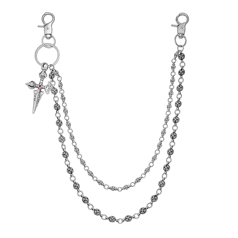 Chrome Hearts Double Link wallet chain
